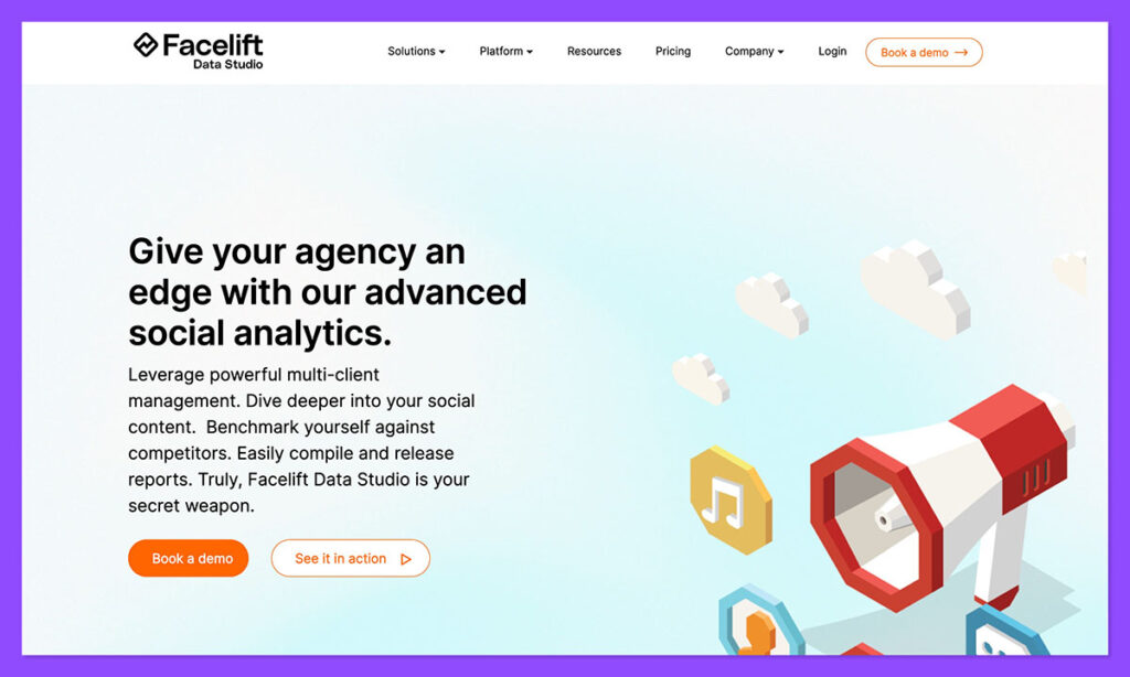 facelift homepage