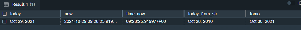 current datetime example