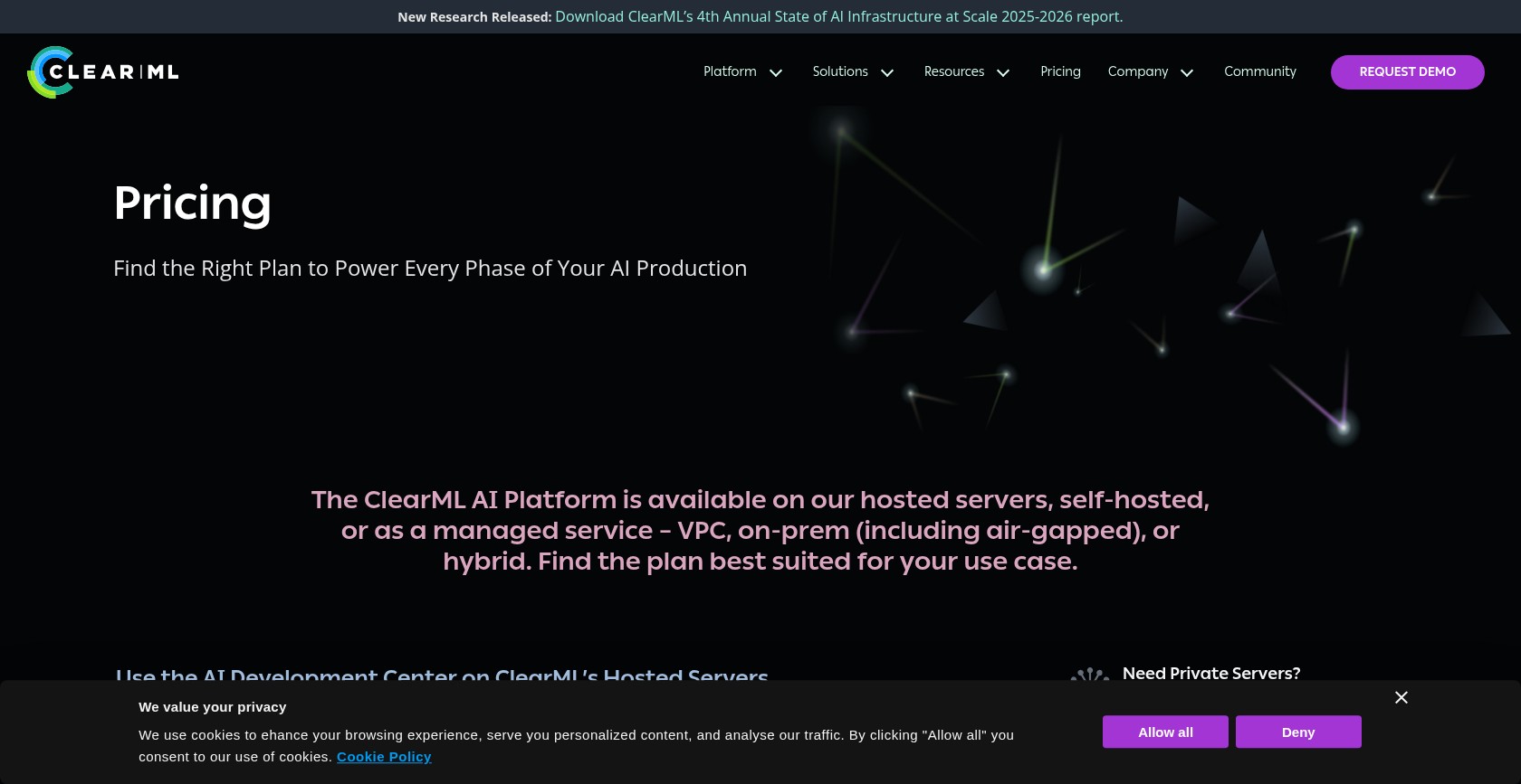 ClearML pricing