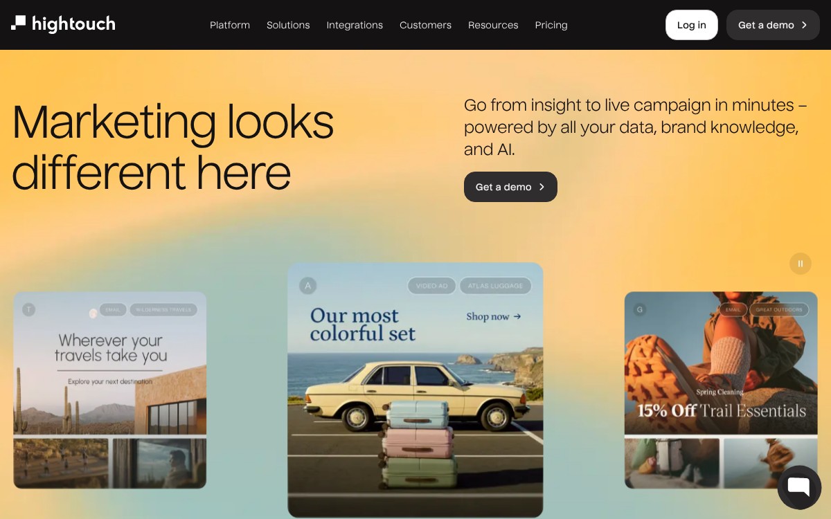 Hightouch homepage
