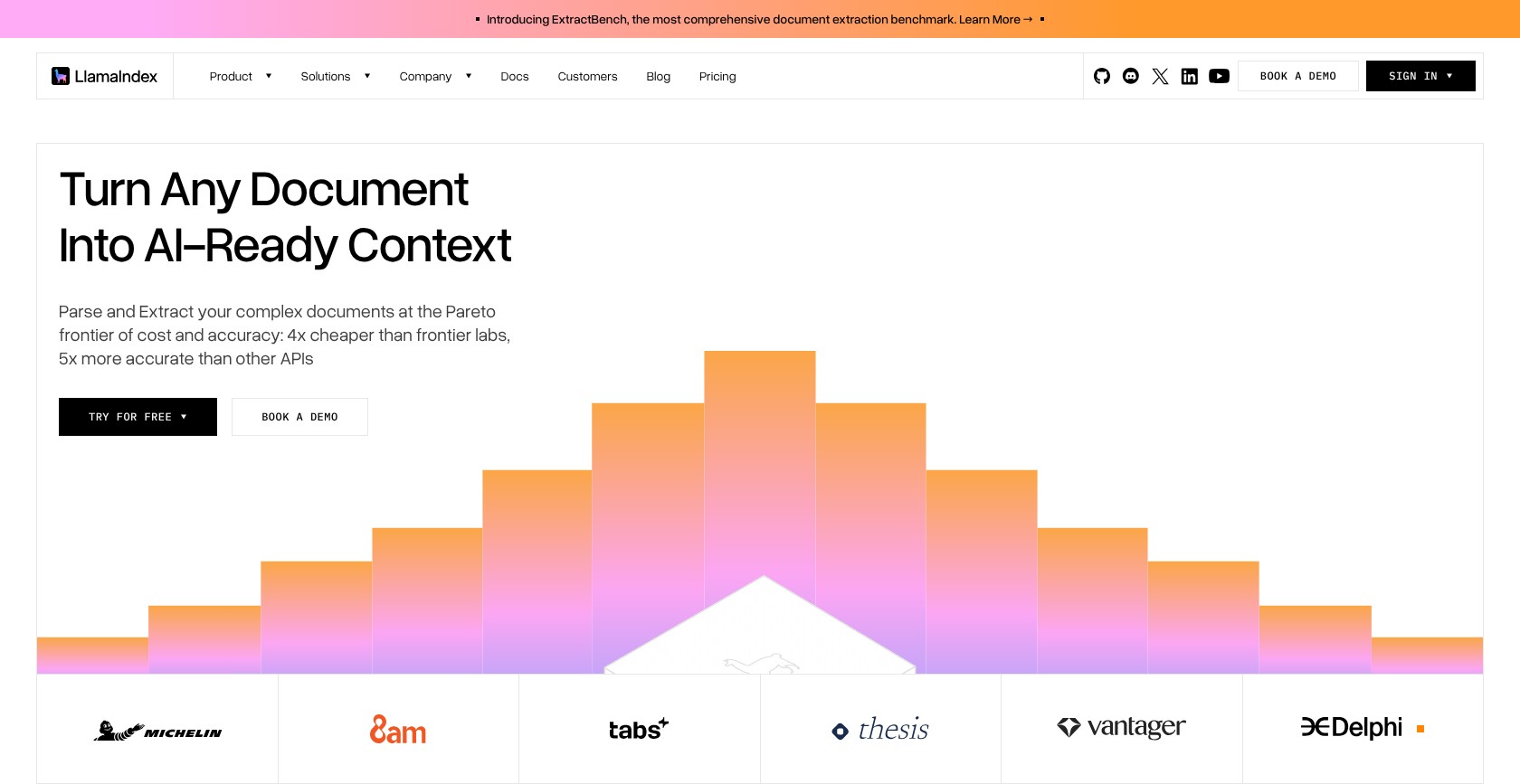 LlamaIndex homepage