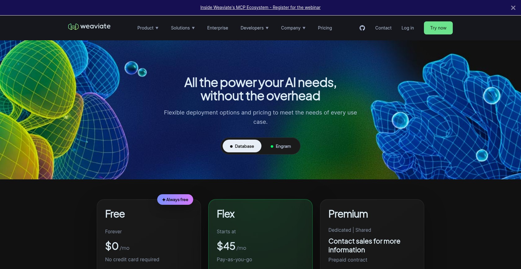 Weaviate pricing