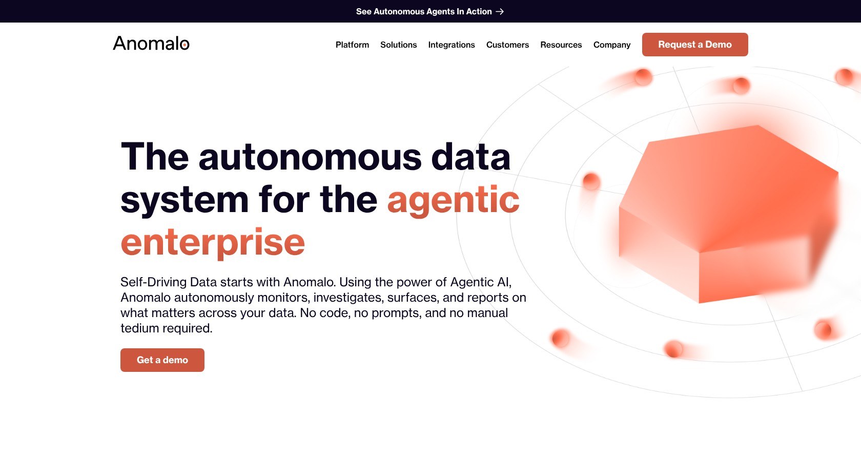 Anomalo homepage
