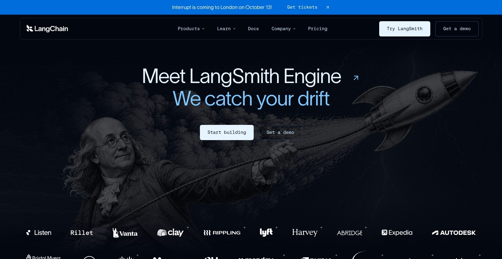 LangChain homepage