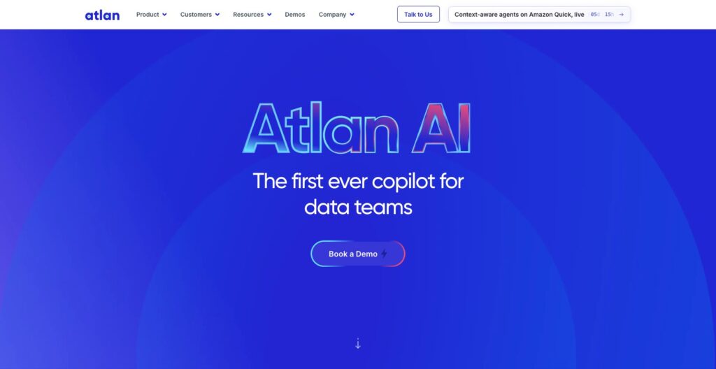 Atlan AI product page