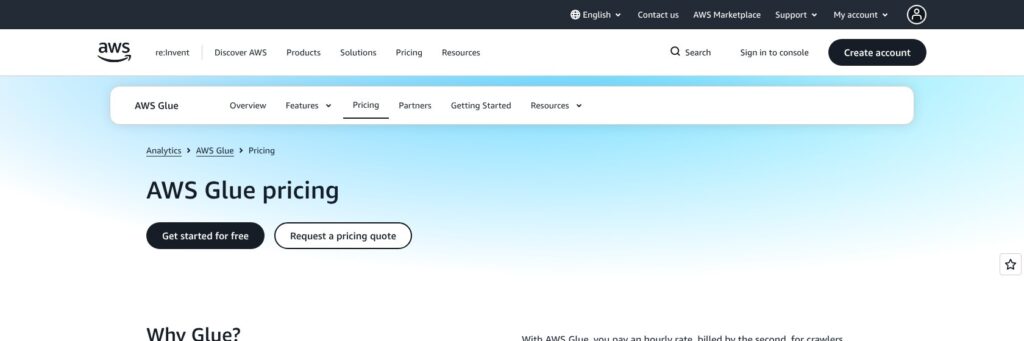 AWS Glue pricing, October 2026