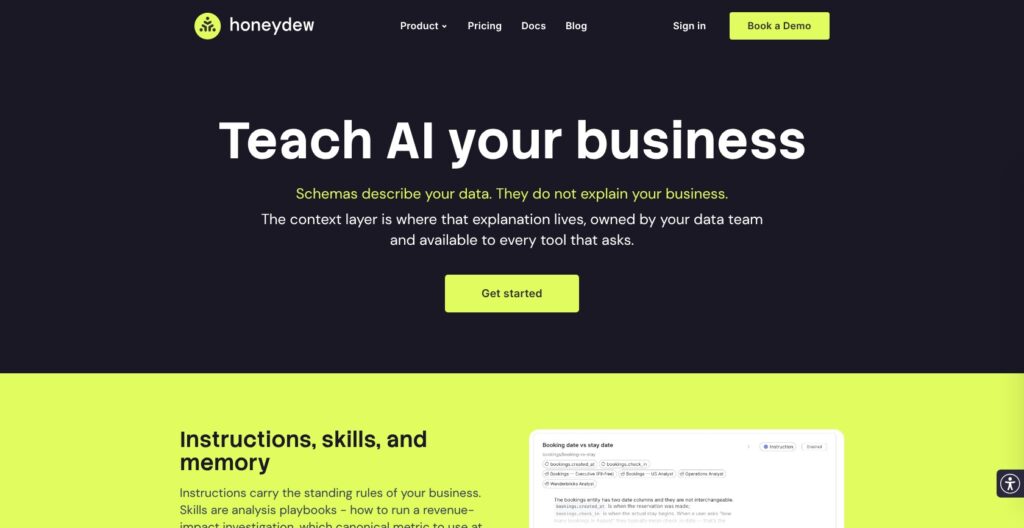 Honeydew ai page, October 2026