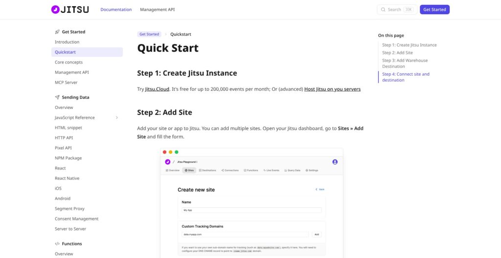 Jitsu quick start guide, October 2026