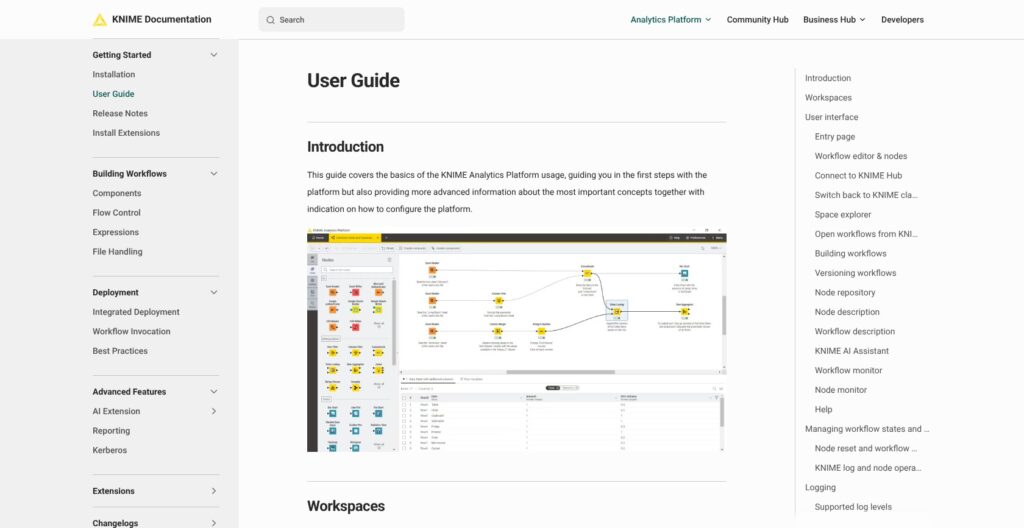 KNIME Analytics Platform user guide, October 2026
