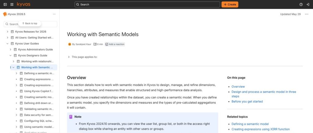 Kyvos semantic models guide, October 2026