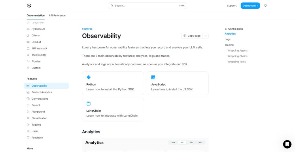 Lunary observability guide, October 2026