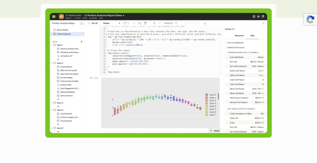 Mode notebooks page, October 2026