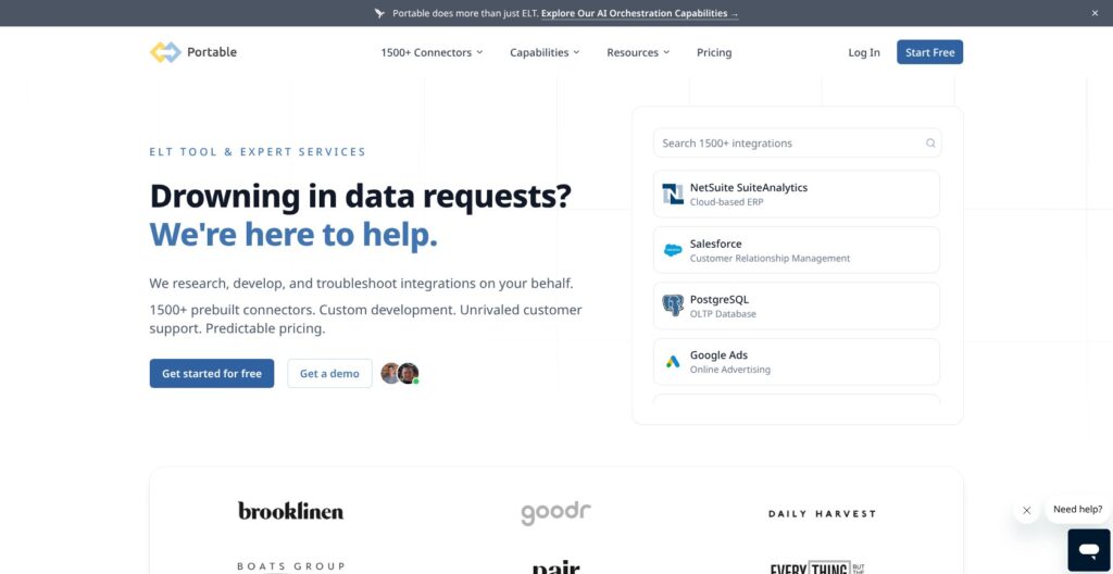 Portable homepage, October 2026