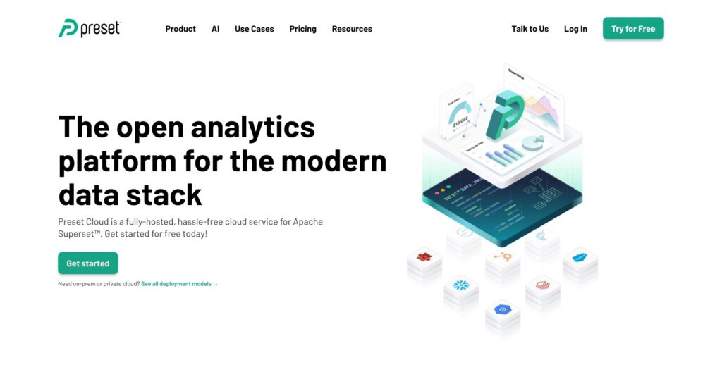 Preset Cloud product page, October 2026