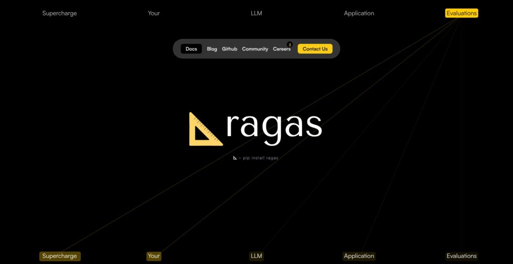 Ragas homepage, October 2026