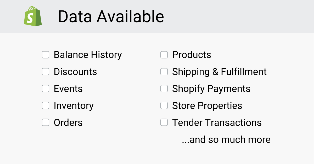 Shopify DS Resources